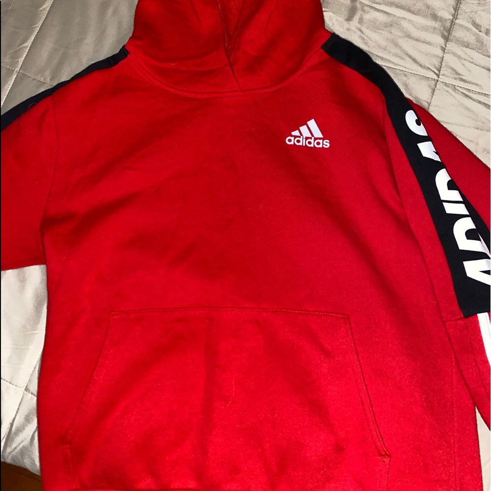 Adidas red jacket